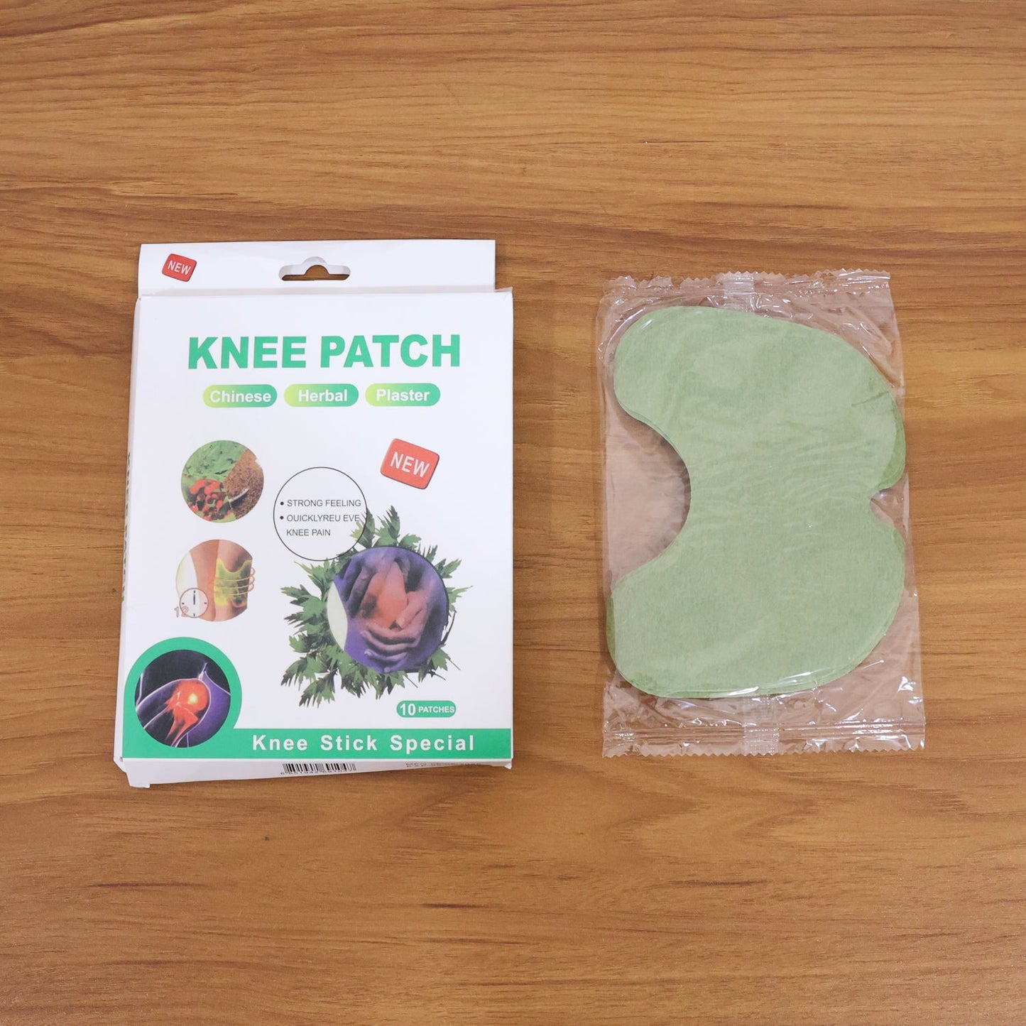 Knee Relief Patch Set – Herbal-Infused Adhesive Patches (10 Pc Set)