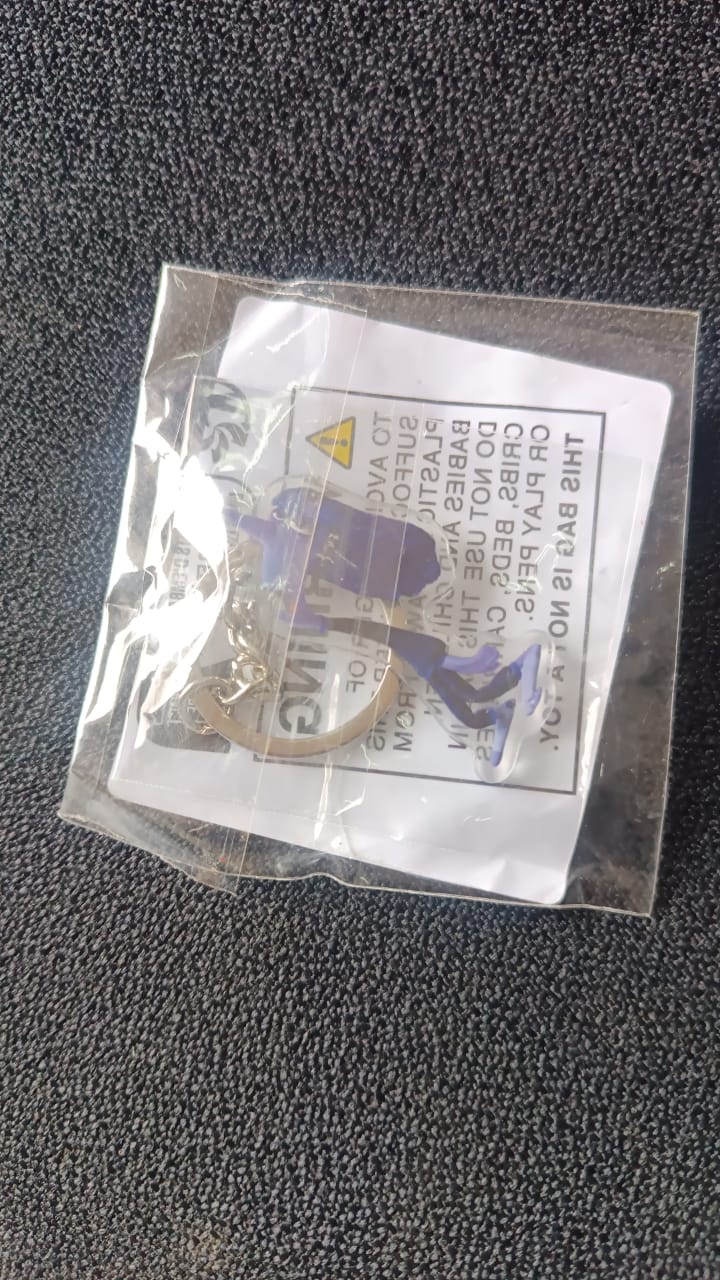 Cute Cartoon Character Acrylic Keychain (1 Pc)