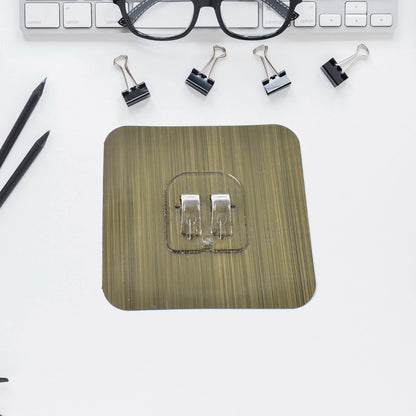 Adhesive Sticky Waterproof Oil Proof, Reusable Wall Utility Seamless Wall Hook (1 Pc)