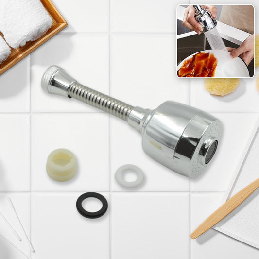 360 Rotating Faucet Sprayer Water Saving Aerator for Kitchen & Bathroom (6 Inch)