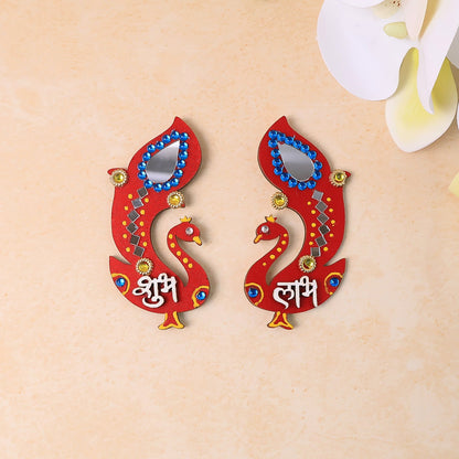 Handcrafted Wooden Shubh Labh