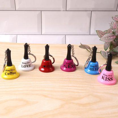 Mini Hand Bell with Keychain (1 Pc)