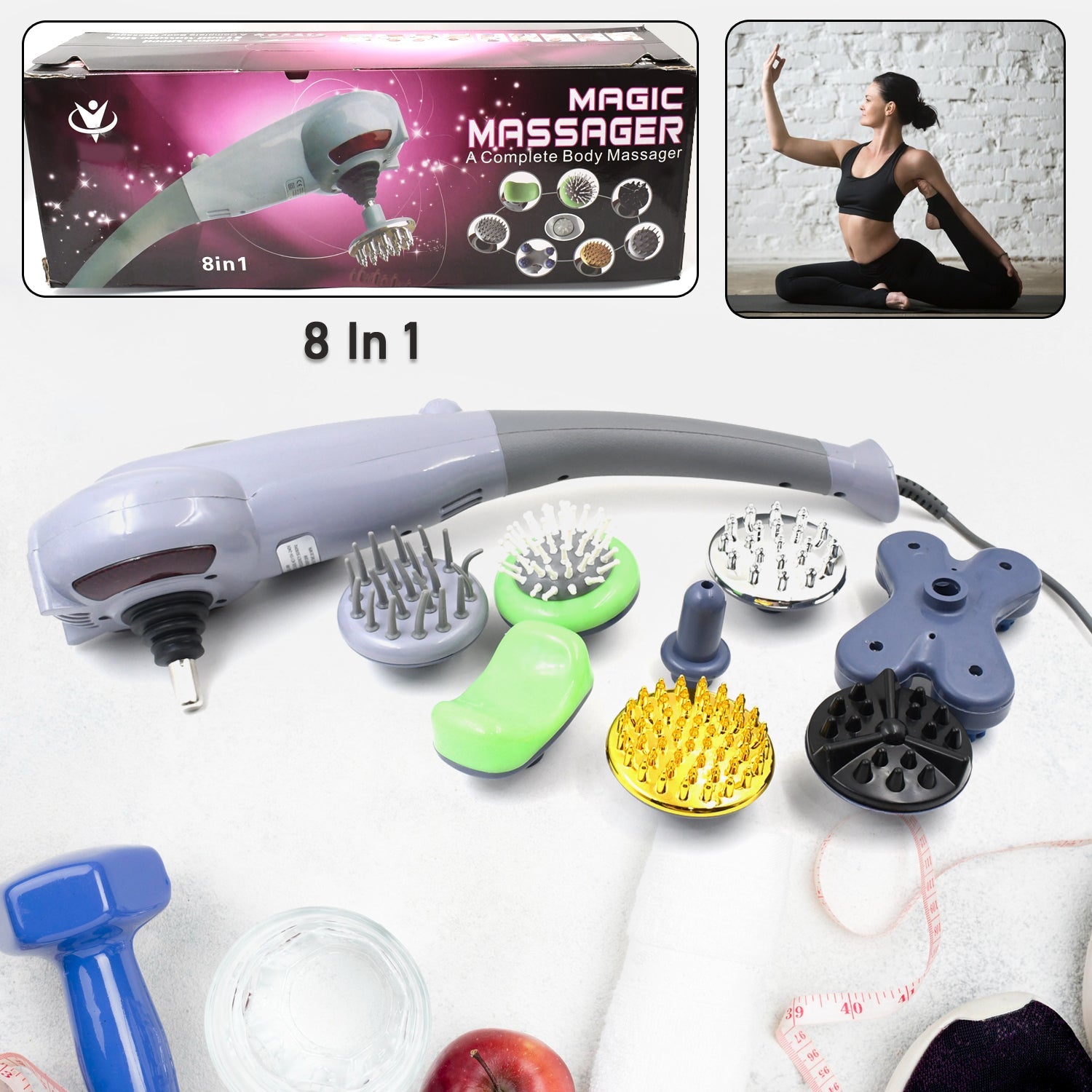 Electric massager for full body