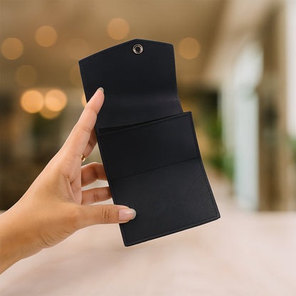 Slim multi-card wallet for organized storage