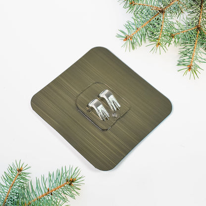 Adhesive Sticky Waterproof Oil Proof, Reusable Wall Utility Seamless Wall Hook (1 Pc)