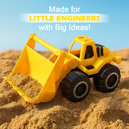 Funwoods Friction-Powered Front Loader / Bulldozer Toy - (1 Pc)