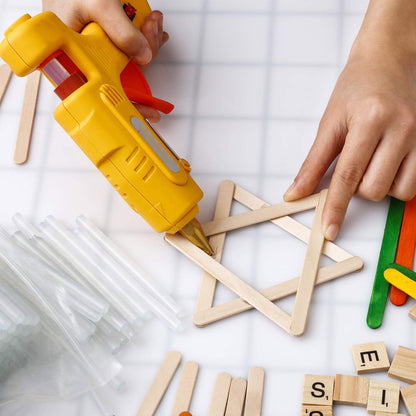 Transparent Hot Melt Glue Sticks (10 Pc Set)