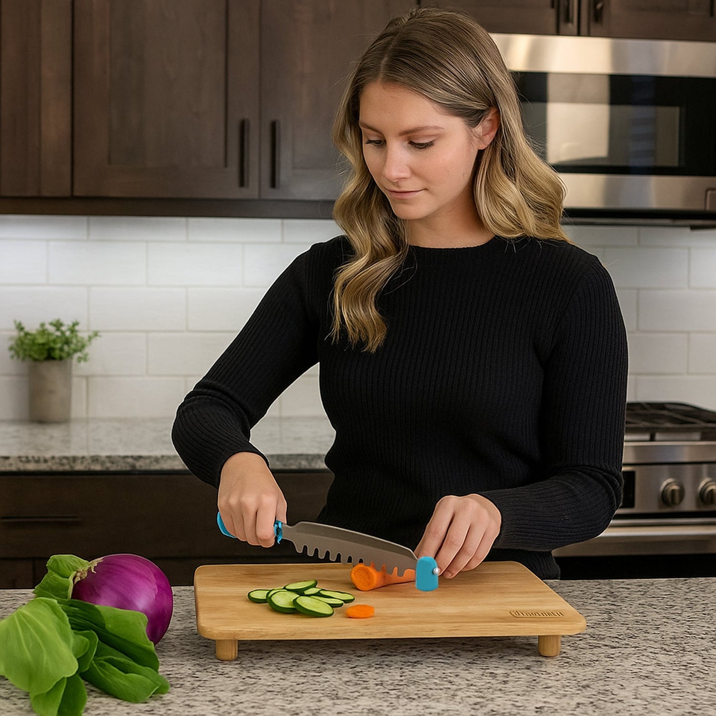 Supermom Wooden Craft Cutting and Chopping Board (1 Pc)