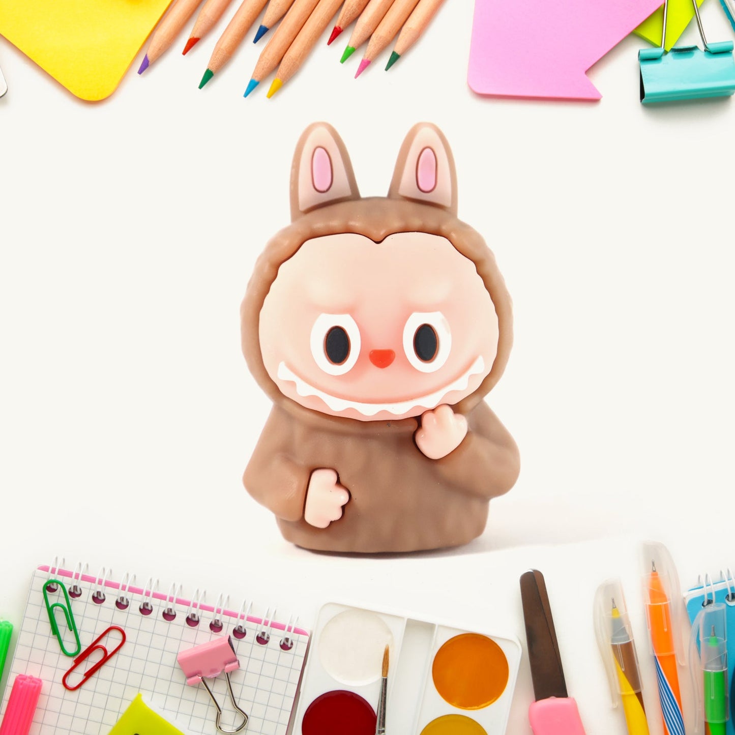 Cartoon 2 in 1 Cute Eraser with Pencil Sharpener (1 Pc / Mix Design)