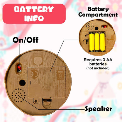 Sound-Activated Chirping Bird Toy in Hanging Cage (1 Pc / Battery Operated)