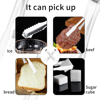 Stainless Steel Tong Lifting Ice Cubes, Sugar Cubes | Serving Tongs (13 Cm / 1 Pc)