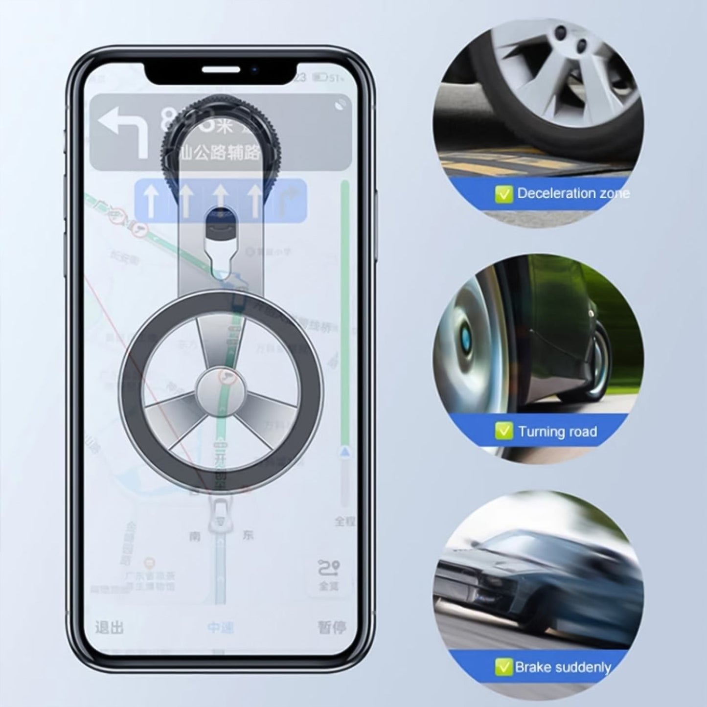 360° Rotatable Air Vent Magnetic Phone Holder