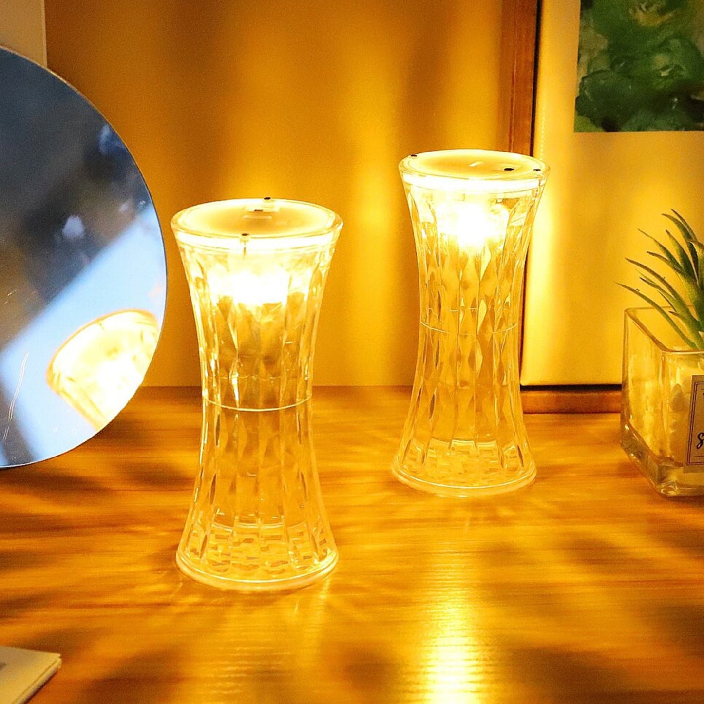 Crystal Night Light Lamp