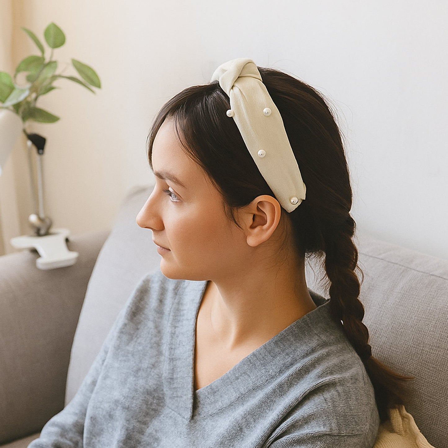 Women’s Ribbed Texture Knot Design Hairband (1 Pc / Mix Design)