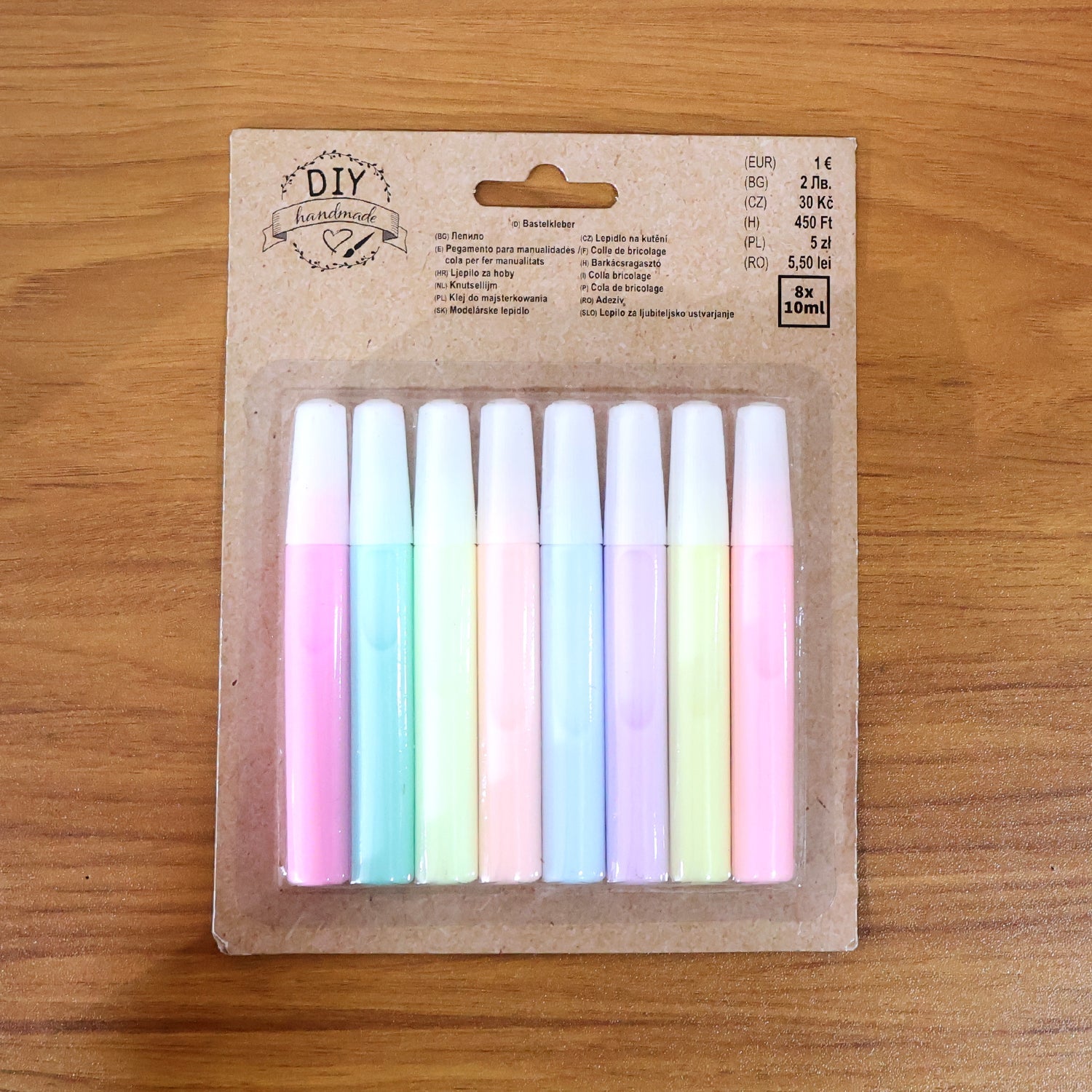 Craft glue pen set 8 pcs