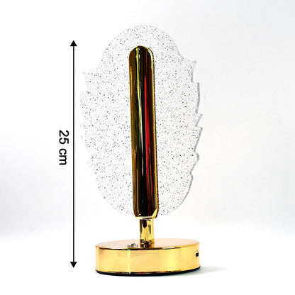 Feather Shape Crystal Lamp 