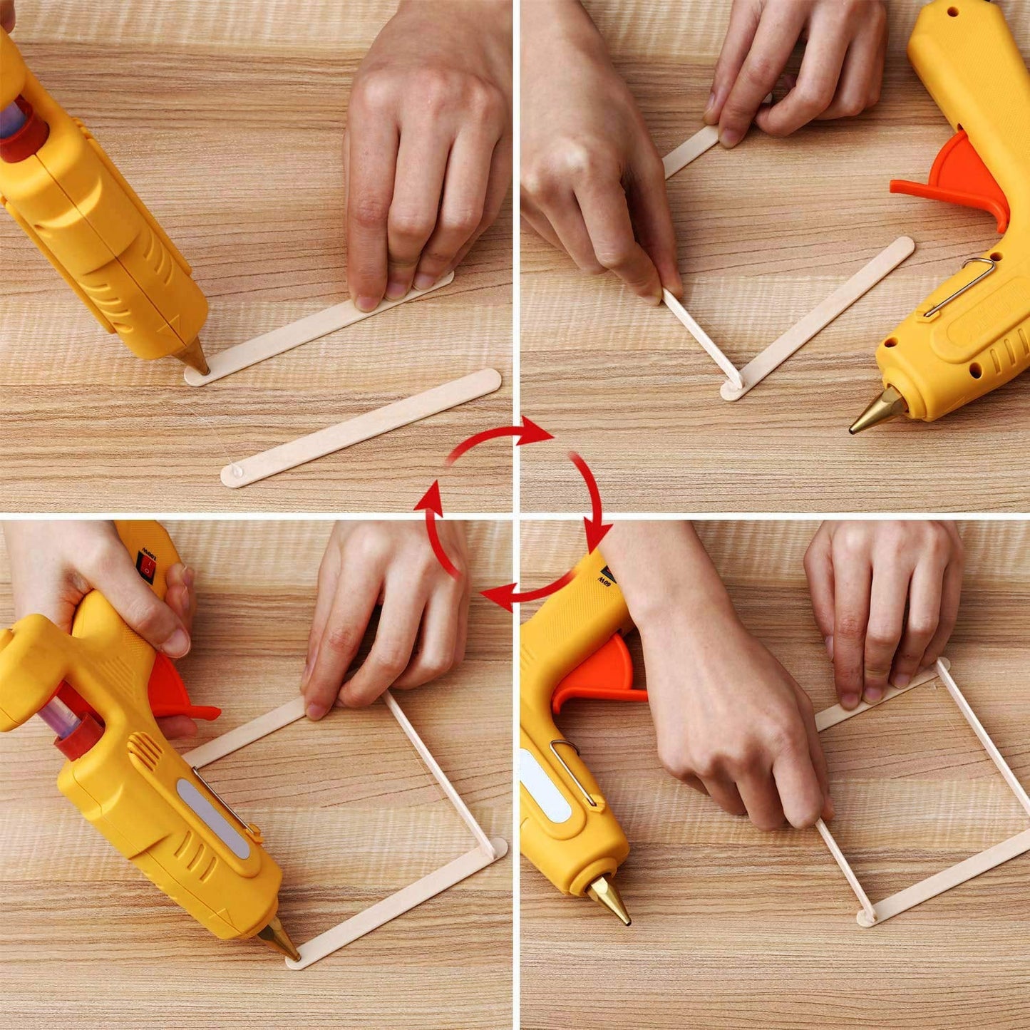 Transparent Hot Melt Glue Sticks (10 Pc Set)