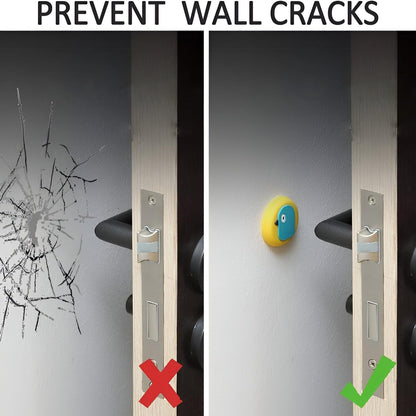 Cute Cartoon & Fruit Design Wall Door Stopper Bumper  (1 Pc, Mix Design)