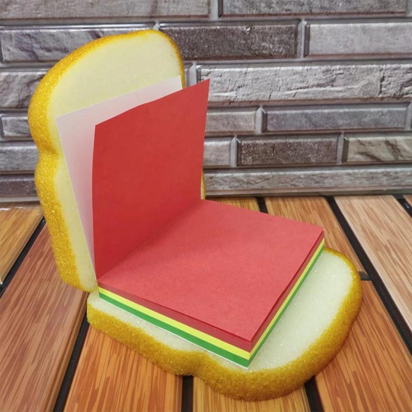 Sandwich Shaped Note / Sticky Notes / Memo Notes, Unique Mini Notes (Multicolor)