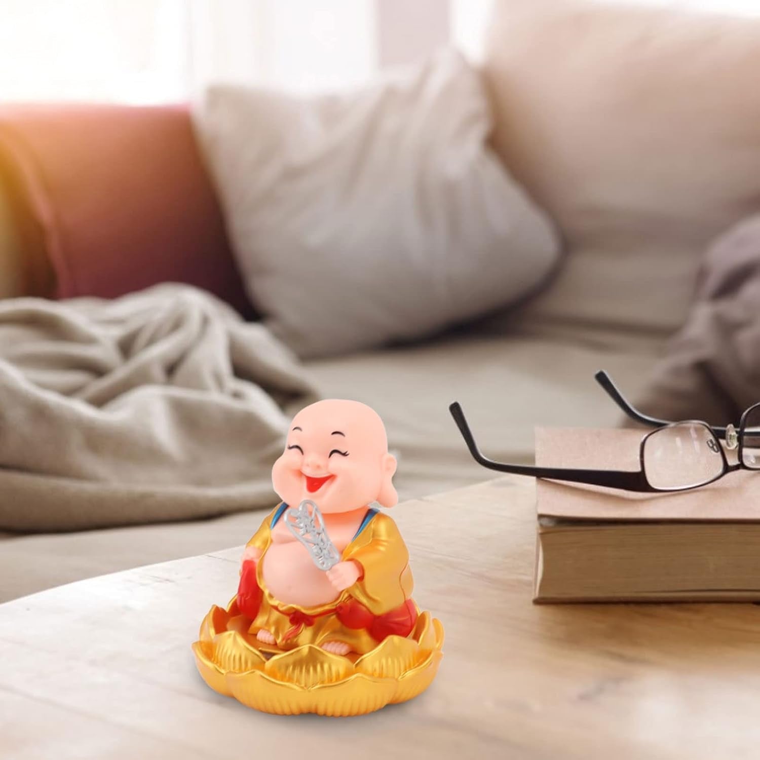 Solar Powered Moving Buddha