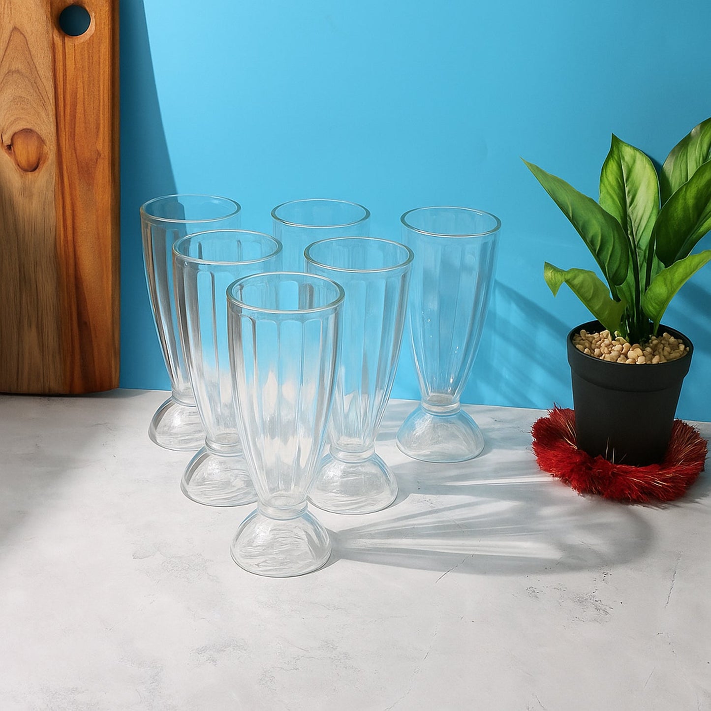 Apex Premium Dessert & Falooda Glasses (Approx 400ML / 6 Pc)