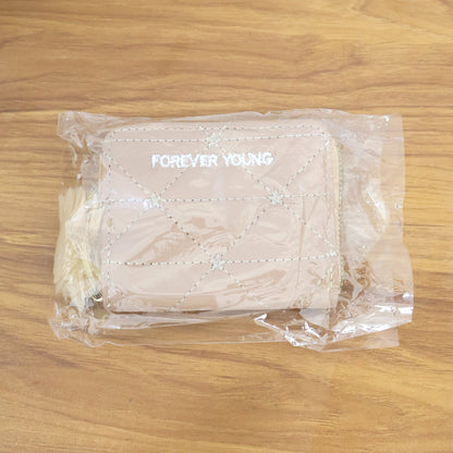 Stylish Kids Wallet with Soft Fur Zip Puller (1 Pc)