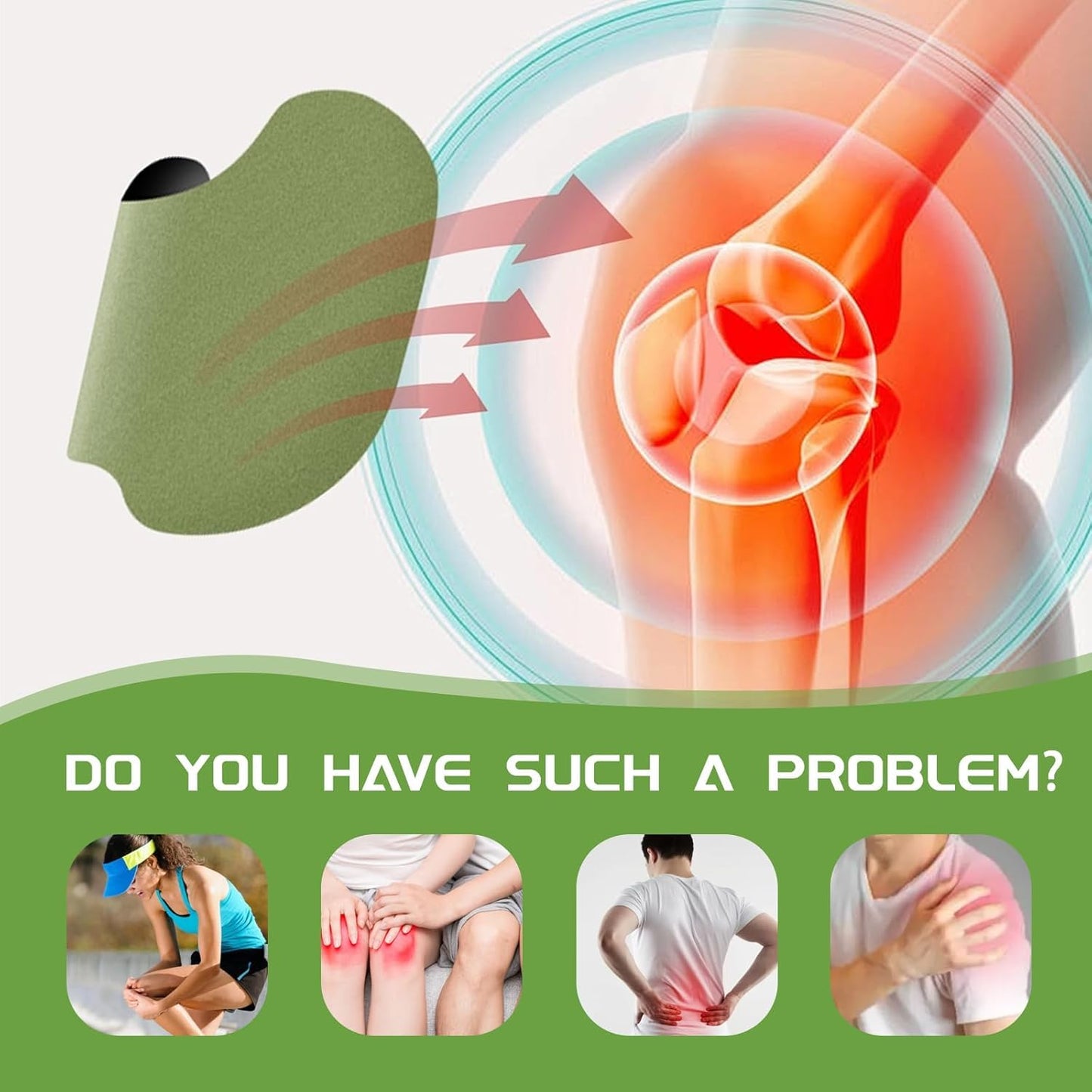 Knee Relief Patch Set – Herbal-Infused Adhesive Patches (10 Pc Set)