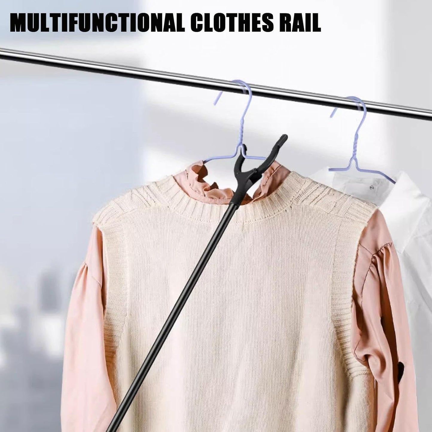 Tool Pick Up Stick Elderly, Robust Gripping Tool for Outdoor Cleaning (1 pc / Big)