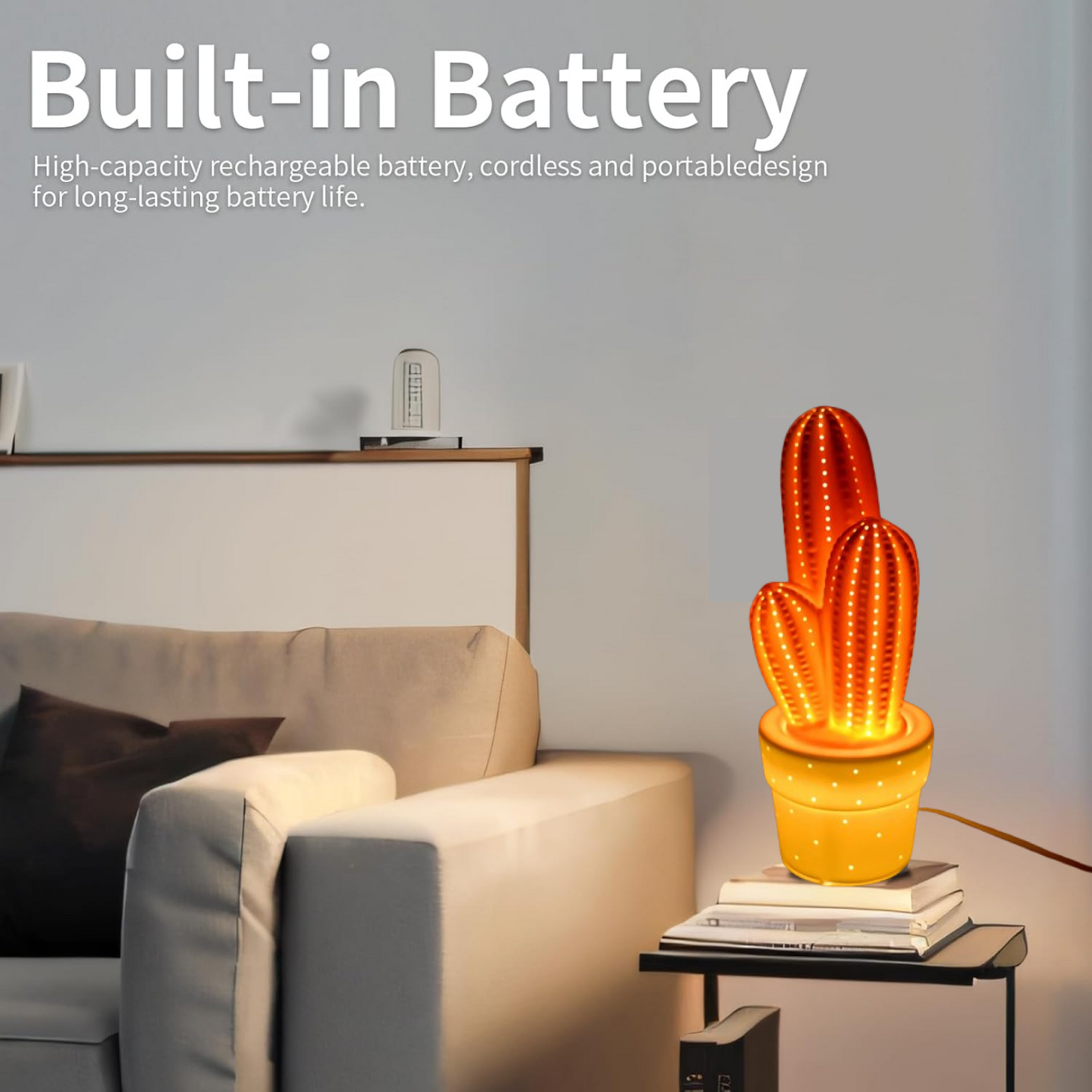 Ceramic Table Lamp Big Desk Lamp (1 Pc)