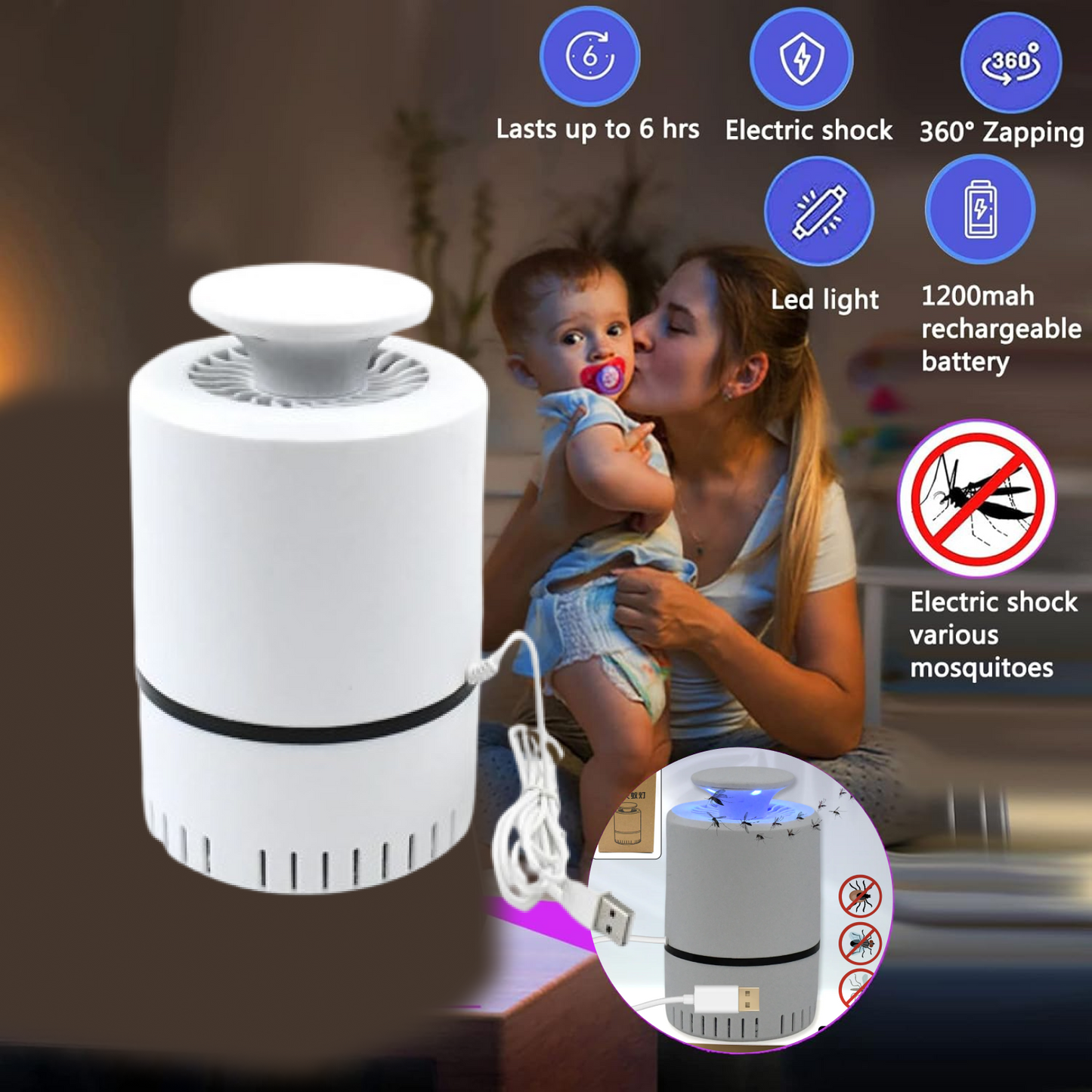 Mosquito Killer Machine USB Powered (1 Pc)