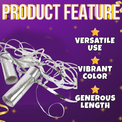 Decoration Balloon Ribbon, Smooth Ribbon for Party Decoration (36 Pcs Set)