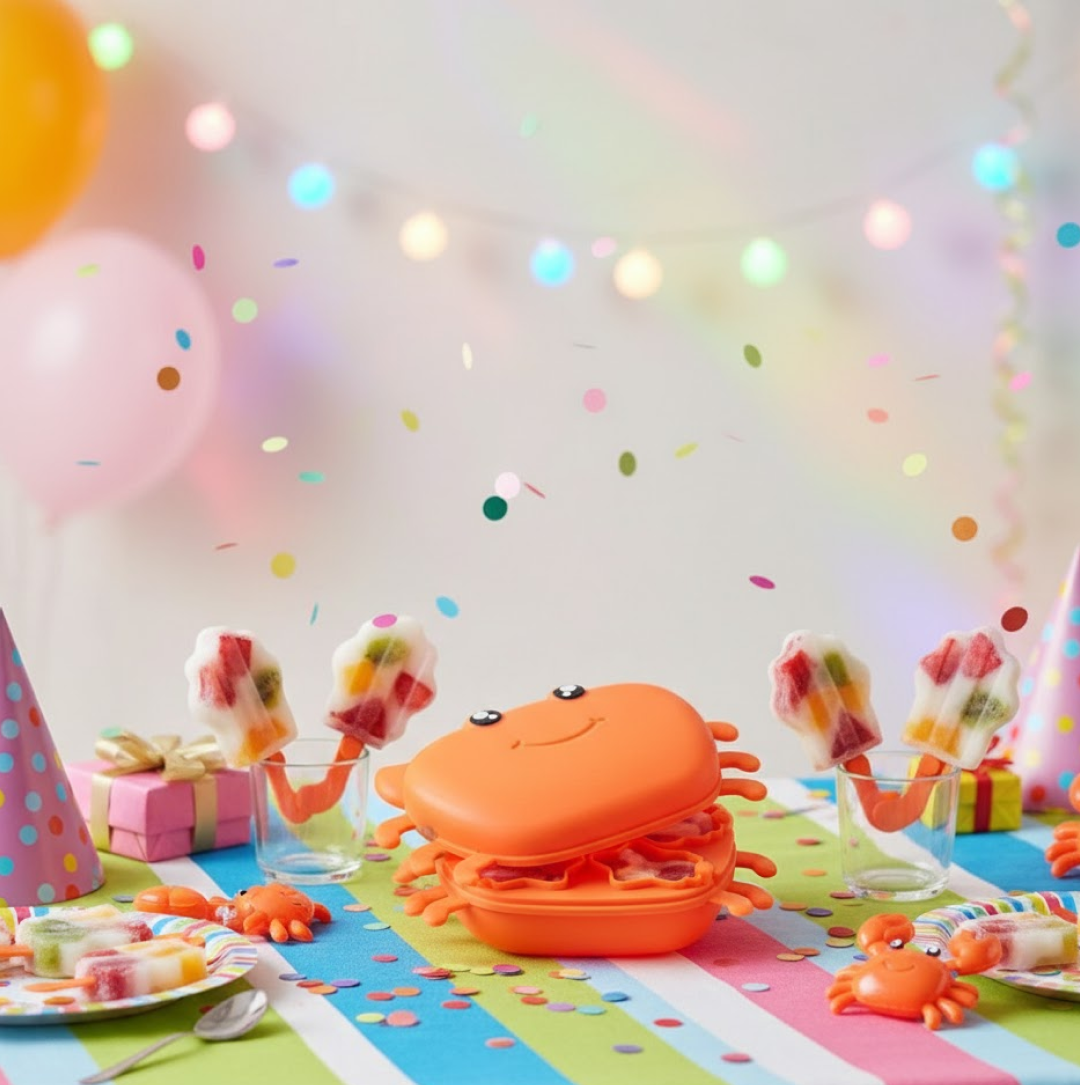 Crab Ice Mold – Silicone Ice Cream & sicle Mold for Kids (1 Pc)