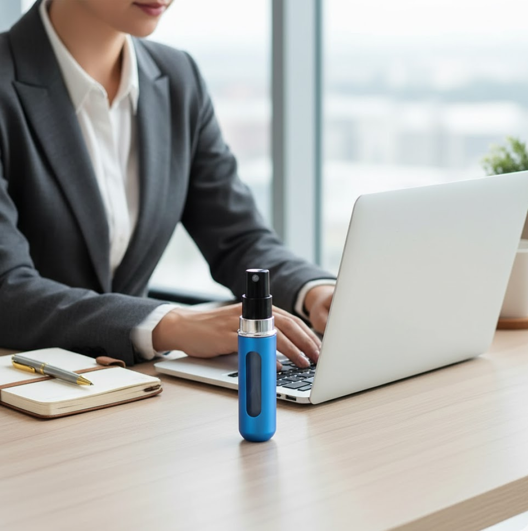 Mini Portable Perfume Empty Spray Bottle (1 Pc / Mix Color)