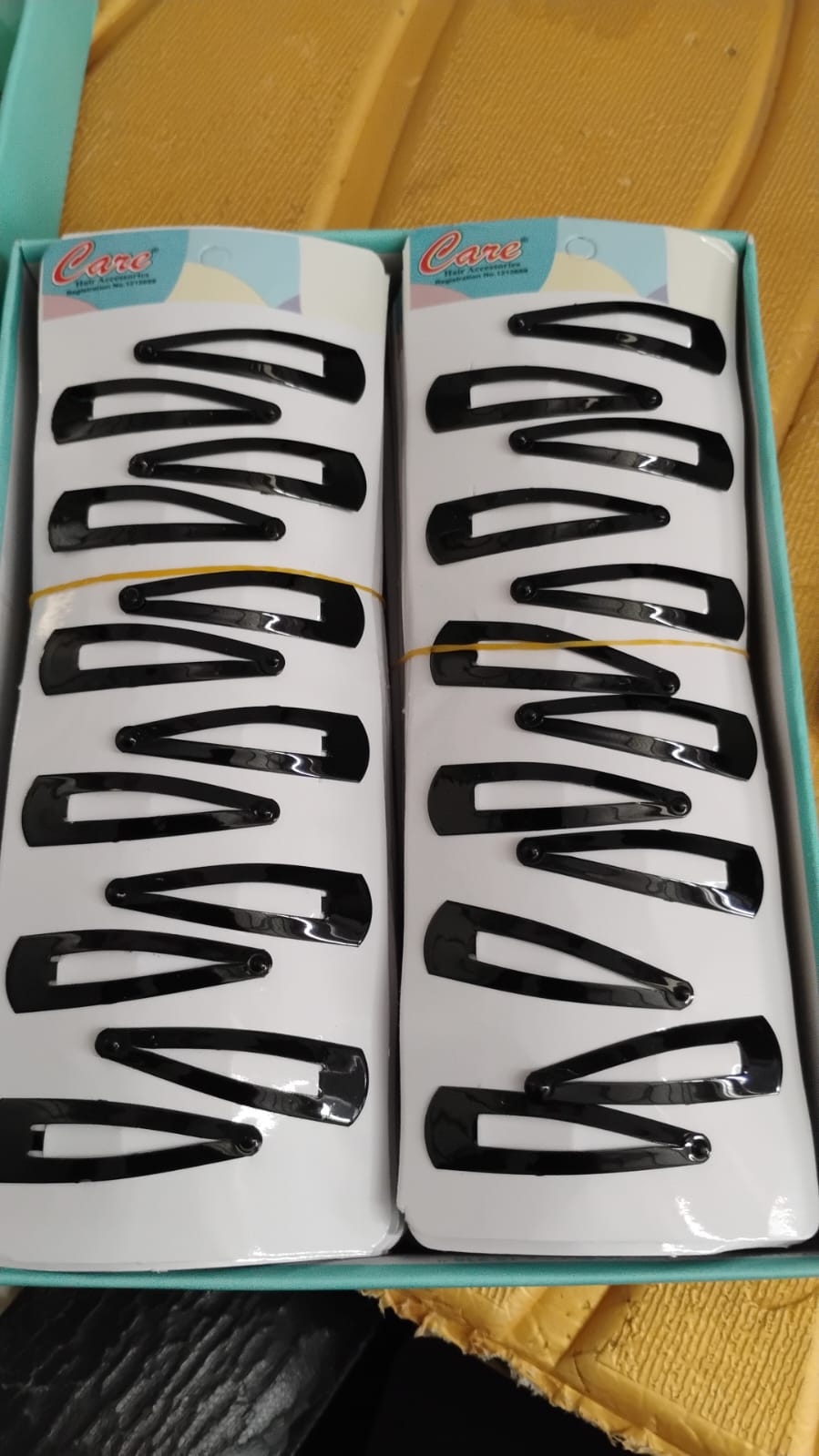 Metal Tik Tak Hair Clips (12 Pcs Set), Hair accessories