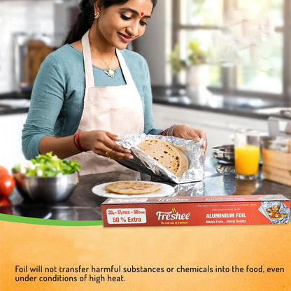 Freshee Premium Aluminium Foil — Twin Pack 2 Pc (Net 50 g each)