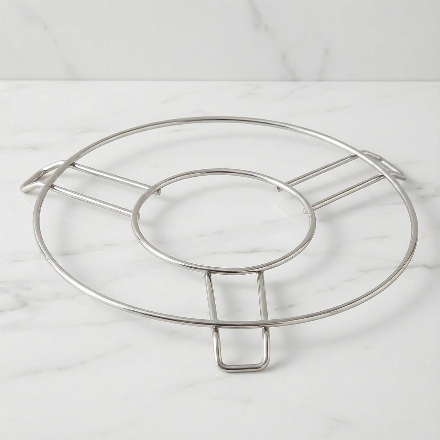 Stainless Steel Round Table Ring Hot Pot Stand (1 Pc)