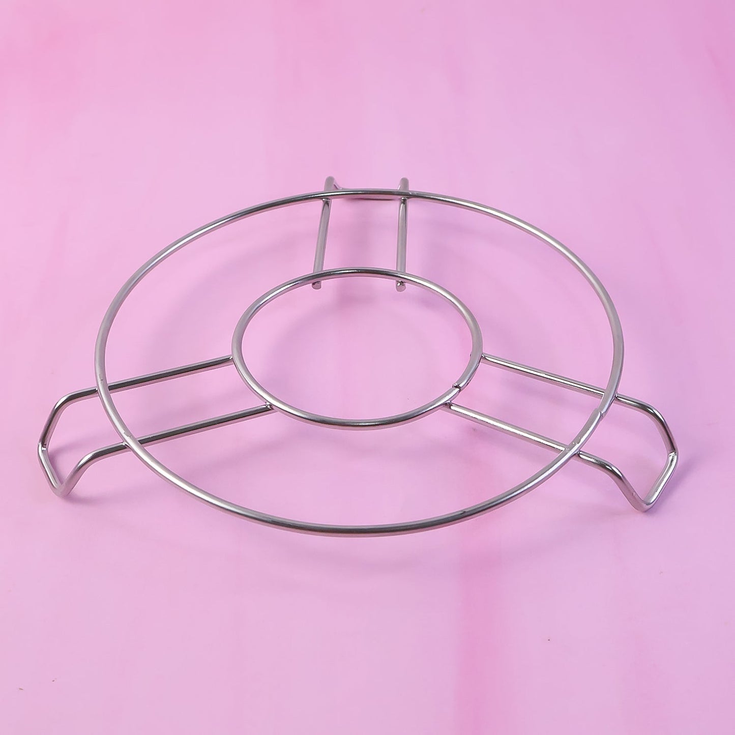 Stainless Steel Round Table Ring Hot Pot Stand (1 Pc)