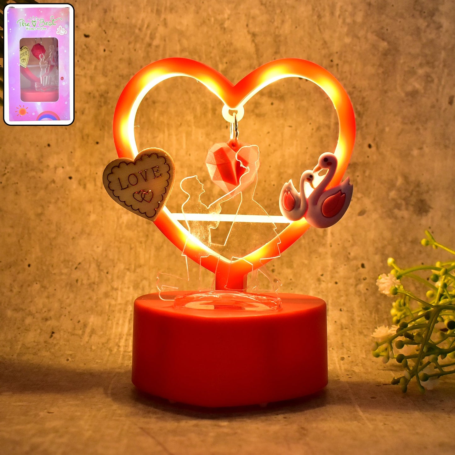 Heart-Shaped Love Sculpture