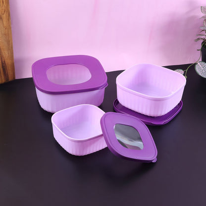 Premium 3 Piece Food Storage Container Set