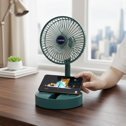 Super Multi-Function Folding Fan (1 Pc)