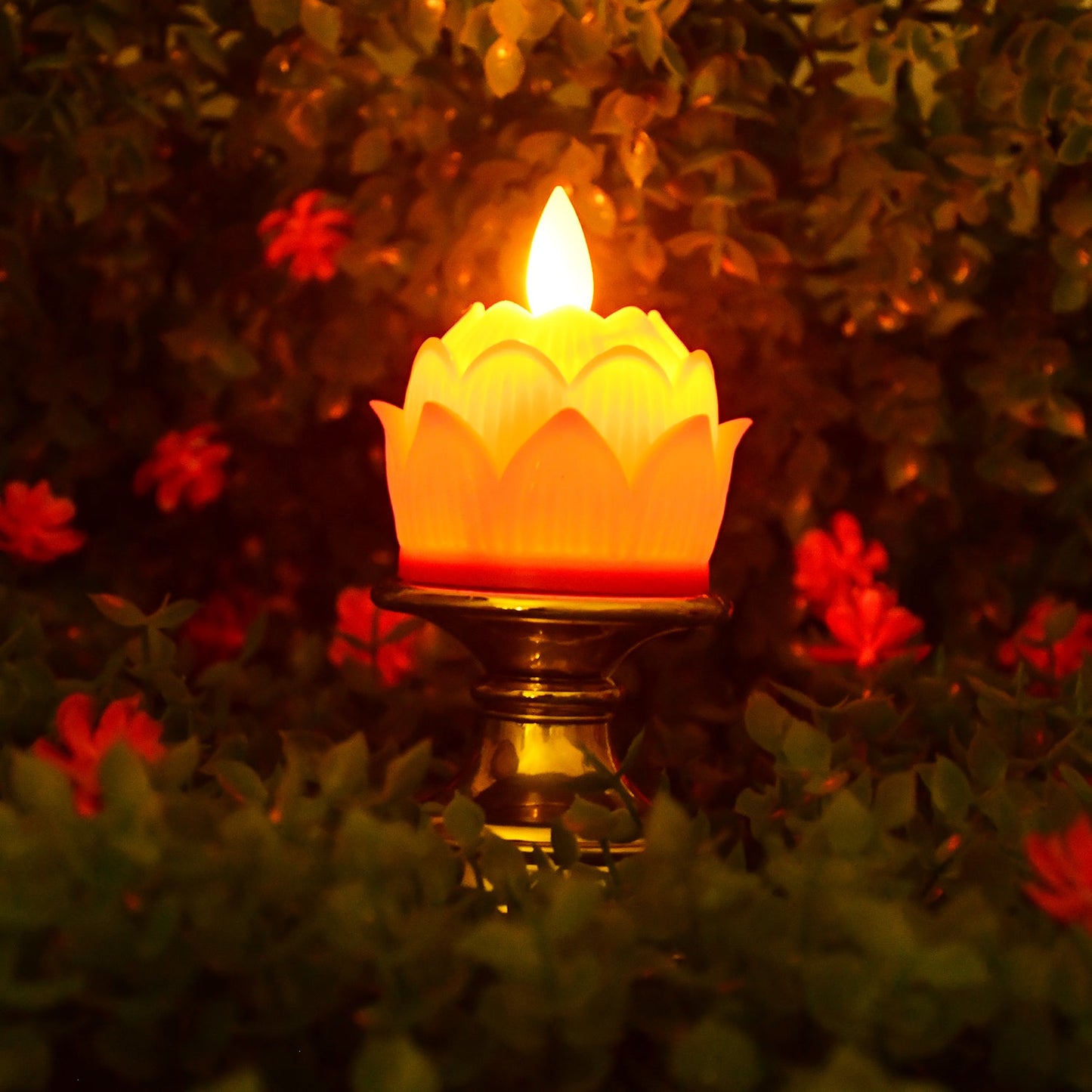 Lotus Shape LED Flameless Candle