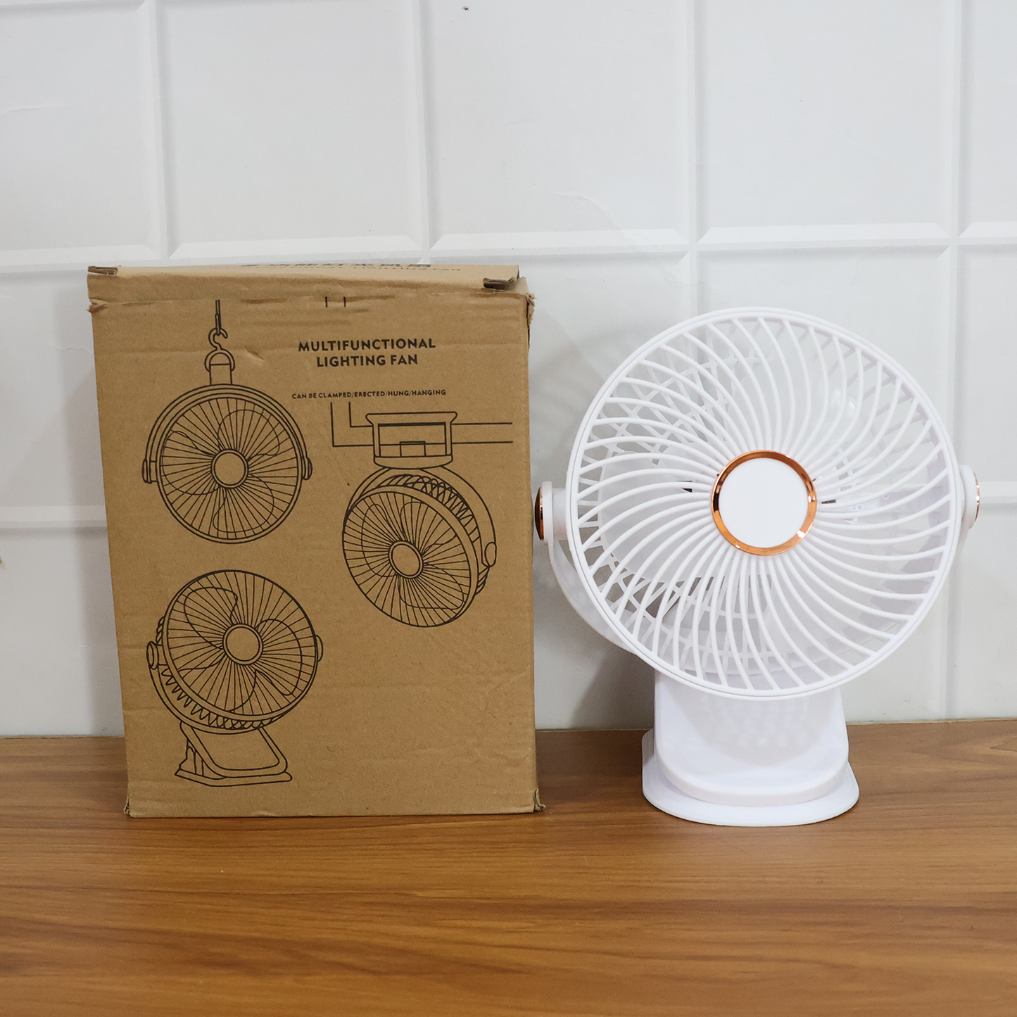 Portable Mini Fan with Clip Stand (1 Pc)