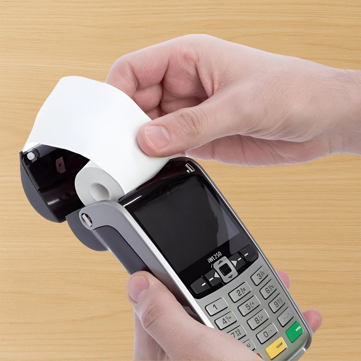 Thermal Label Roll for Barcode Printing (57 x 34 Cm)