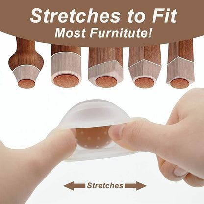 Premium Silicone Furniture Feet Pads (4 Pc Set / Mix Color)