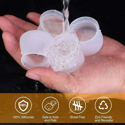 Premium Silicone Furniture Feet Pads (4 Pc Set / Mix Color)