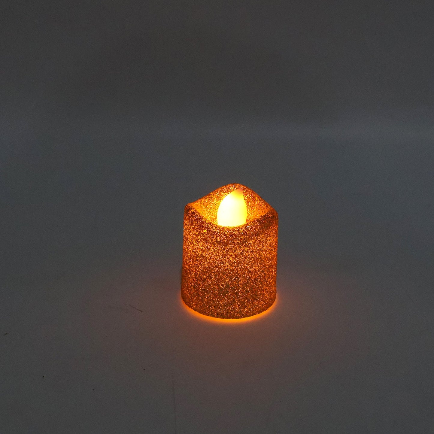 christmas Premium Glitter LED Tealight Candles (24 Pc Set)