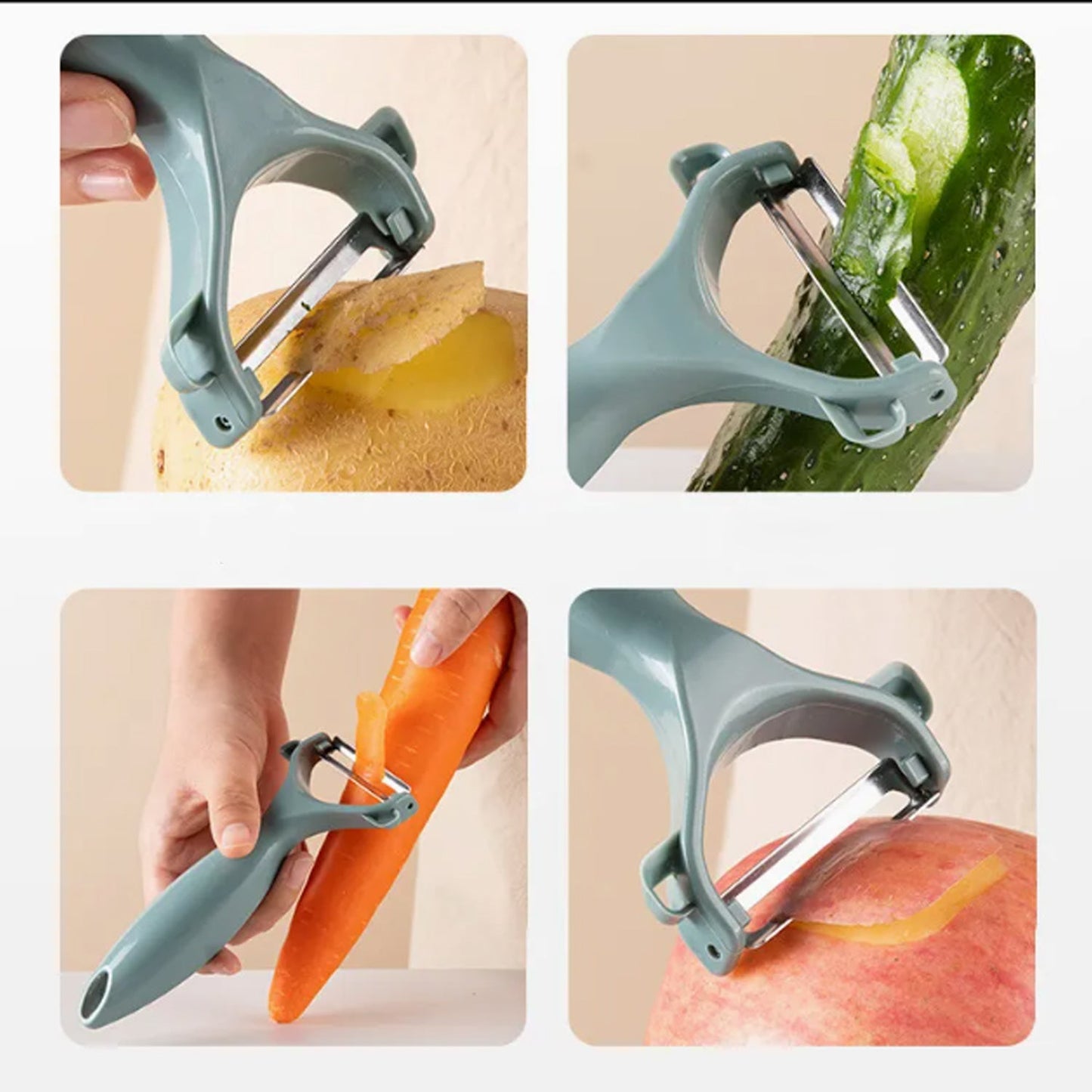 Multi-function vegetable cutter and grater set for kitchen