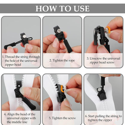 Portable Universal Detachable Zipper Slider (10 Pc / Big)