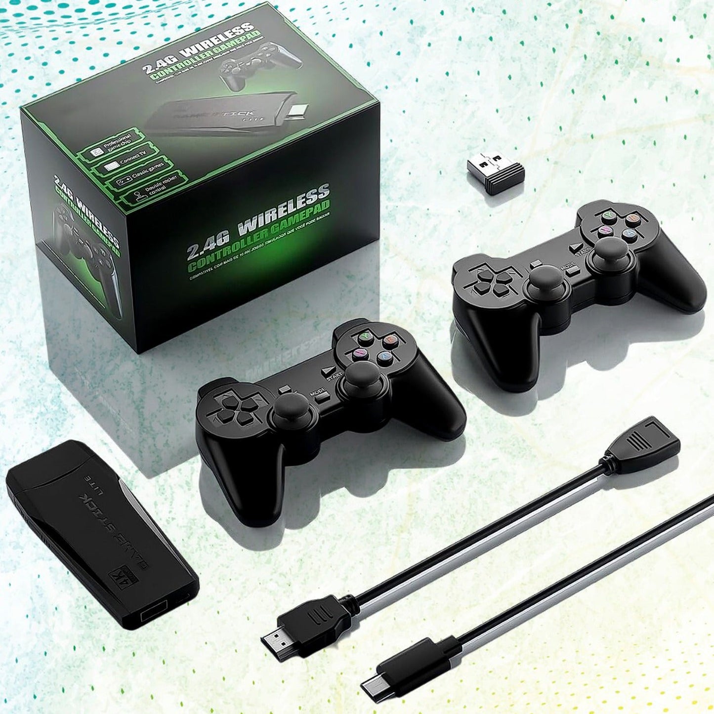 Wireless Controller Gamepad with 10,000+ Games,