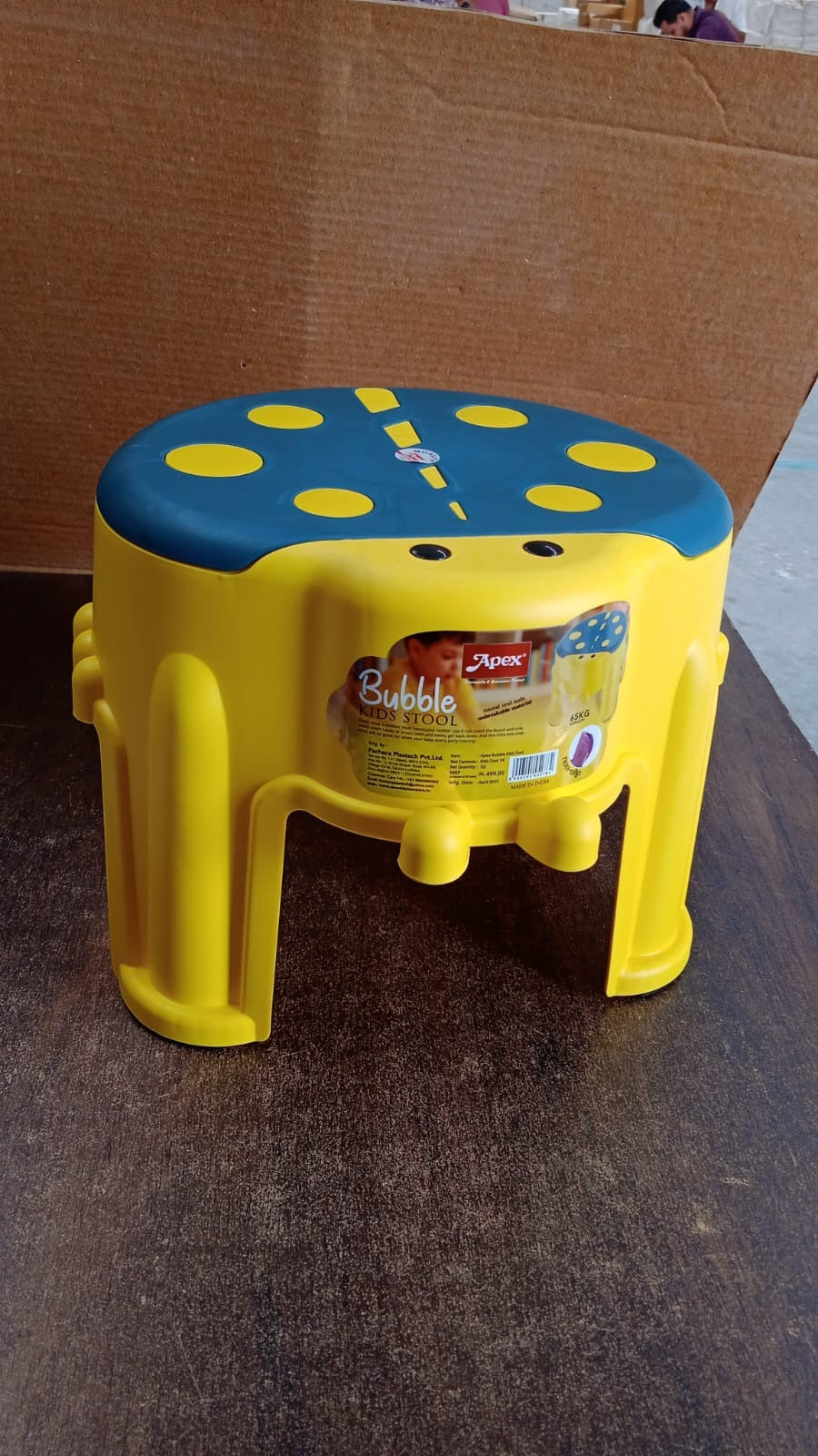Apex Bubble Kids Stool | Durable Plastic Step Stool for Kids  (1 Pc)